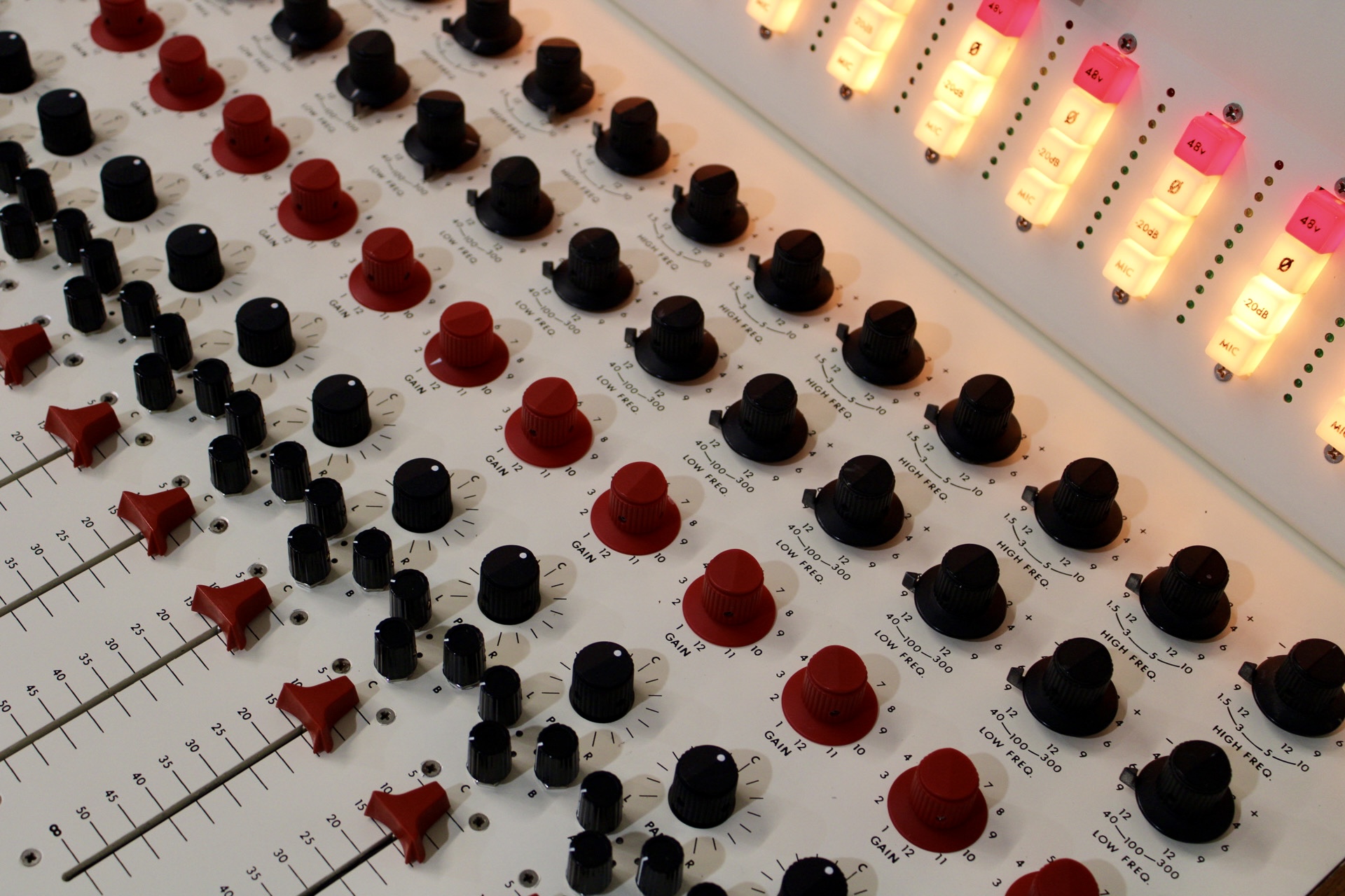 Console EQ section detail